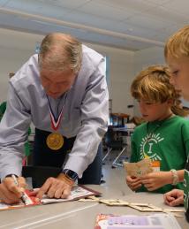 Mick Mountz visiting Camp Invention