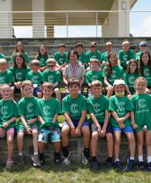 Margaret Wu visiting Camp Invention