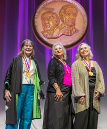 Hinda Miller, Polly Smith and Lisa Lindahl at National Inventors Hall of Fame Induction Ceremony