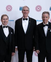 Peter Wurman with co-inventors Mick Mountz and Raffaello D’Andrea at National Inventors Hall of Fame Induction Ceremony