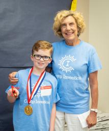 Frances Ligler visiting Camp Invention