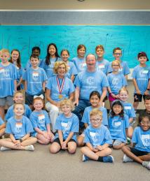 Frances Ligler visiting Camp Invention