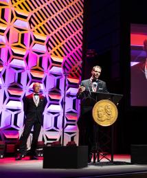 Rodolphe Barrangou and Philippe Horvath at the National Inventors Hall of Fame Induction Ceremony