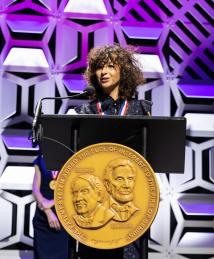 Emmanuelle Charpentier at National Inventors Hall of Fame Induction Ceremony