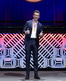 Luis von Ahn at National Inventors Hall of Fame Induction Ceremony