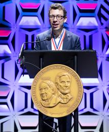 Luis von Ahn at National Inventors Hall of Fame Induction Ceremony