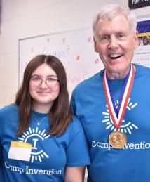 Steven Sasson visiting Camp Invention