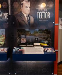 Ralph Teetor display at the National Inventors Hall of Fame Museum