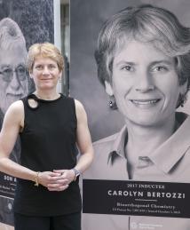 Carolyn Bertozzi at National Inventors Hall of Fame Illumination Ceremony