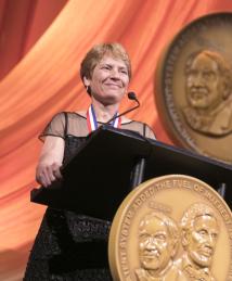 Carolyn Bertozzi at National Inventors Hall of Fame Induction Ceremony