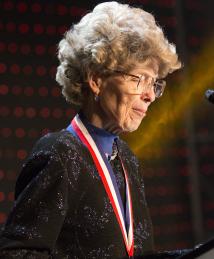 Mary-Dell Chilton at National Inventors Hall of Fame Induction Ceremony