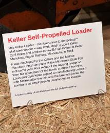 Cyril and Louis Keller display at National Inventors Hall of Fame Museum