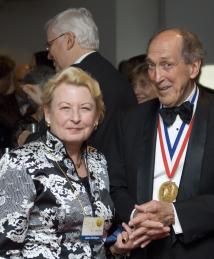 Robert Dennard and wife Jane Bridges at the National Inventors Hall of Fame Induction Ceremony