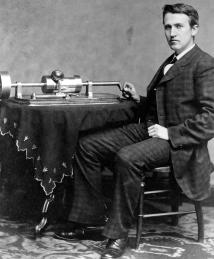 Picuture of Thomas Edison as a young man.