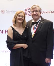 Eric Fossum and wife Su Fossum at the National Inventors Hall of Fame Induction Ceremony