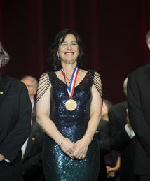 Andrea Goldsmith at National Inventors Hall of Fame Induction Ceremony