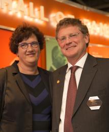 Jaap C. Haartsen and wife Marjan at National Inventors Hall of Fame Induction Ceremony