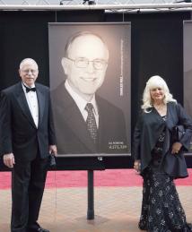 Chuck Hull and wife Anntoinette at the National Inventors Hall of Fame Illumination Ceremony