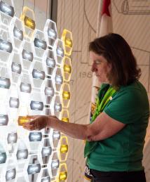 Sylvia Blankenship at National Inventors Hall of Fame Illumination Ceremony