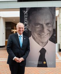 James McEwen at the National Inventors Hall of Fame Illumination Ceremony