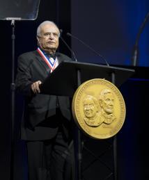 Asad Madni at the National Inventors Hall of Fame Induction Ceremony