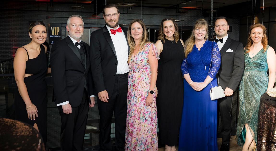 A group of people attending the National Inventors Hall of Fame Induction Ceremony