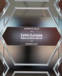 Lewis Latimer display at National Inventors Hall of Fame Museum