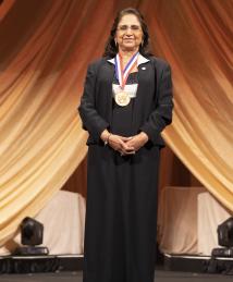 Sumita Mitra at National Inventors Hall of Fame Induction Ceremony