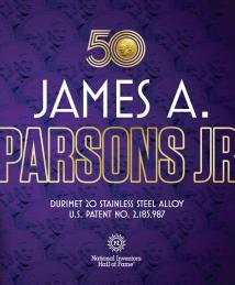 James A. Parsons Jr. infographic