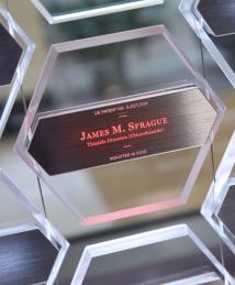 James Sprague display at the National Inventors Hall of Fame Illumination Ceremony