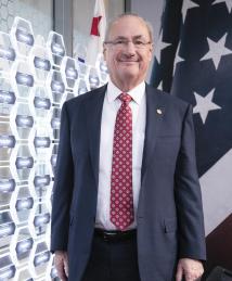 Edmund Schweitzer at the National Inventors Hall of Fame Illumination Ceremony