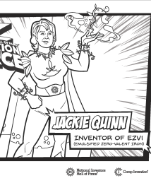 Jacqueline Quinn coloring book page