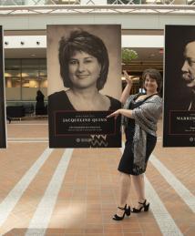 Jacqueline Quinn at the National Inventors Hall of Fame Illumination Ceremony