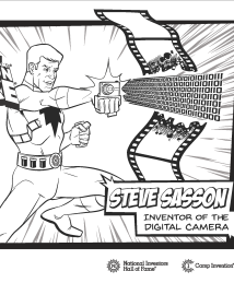 Steven Sasson coloring book page